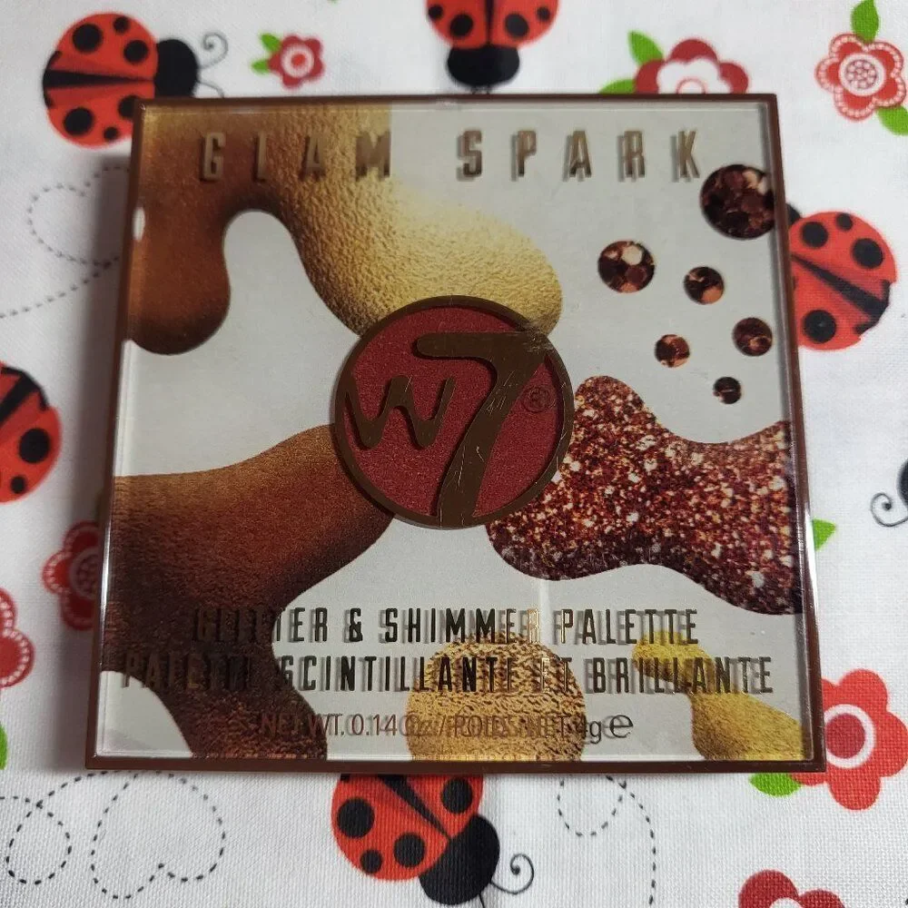 NEW W7® Glam Spark Glitter & Shimmer Palette